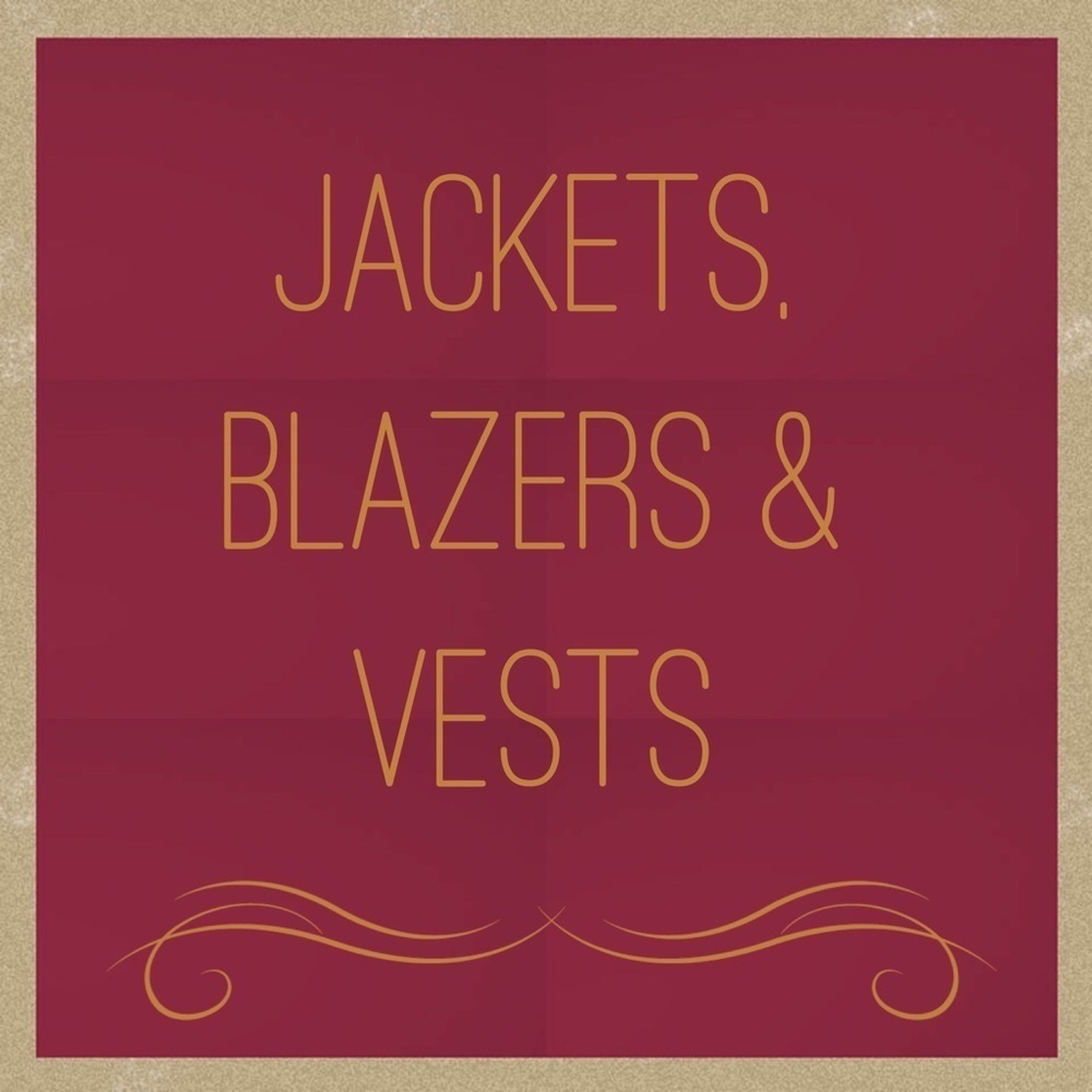 JACKETS, BLAZERS & VESTS